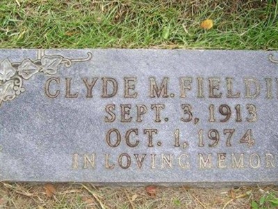 Clyde M FIELDING on Sysoon