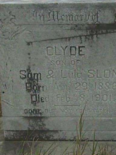 Clyde Slone on Sysoon