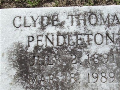 Clyde Thomas Pendleton on Sysoon