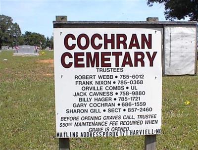 Cochran Cemetery on Sysoon