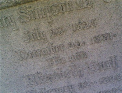 Col Henry Simpson McComb on Sysoon