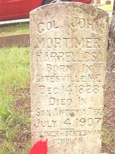 Col John Mortimer Harrell on Sysoon