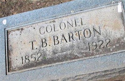 Col T B Barton on Sysoon