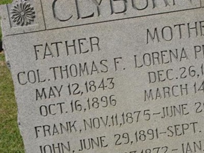 Col Thomas F. Clyburn on Sysoon