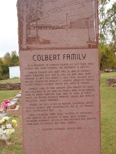 Colbert Family Cemetery on Sysoon