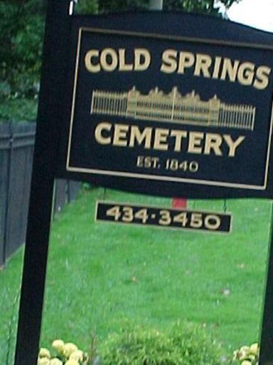 Cold Springs Cemetery on Sysoon