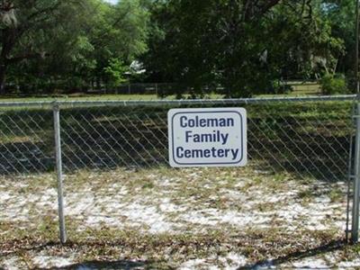 Coleman Cemetery (private) on Sysoon