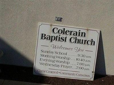 Colerain Baptist Church Cemetery on Sysoon