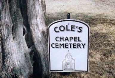 Coles Chapel Cemetery on Sysoon