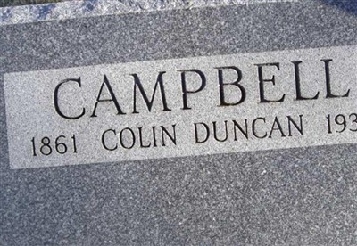 Colin Duncan Campbell on Sysoon