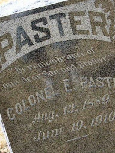 Colonel E. Paster on Sysoon