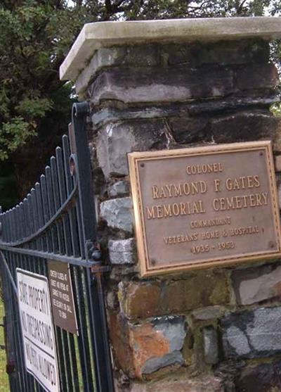 Colonel Raymond F. Gates Memorial Cemetery on Sysoon