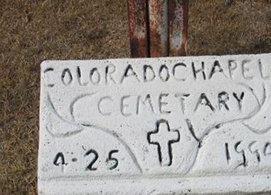 Colorado Chapel Cemetery on Sysoon