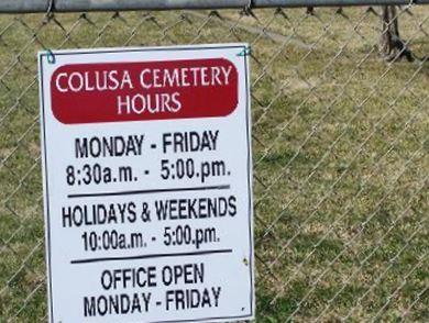 Colusa Cemetery on Sysoon
