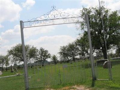 Comanche Springs Cemetery on Sysoon