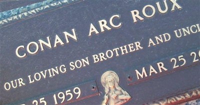 Conan Arc Roux on Sysoon