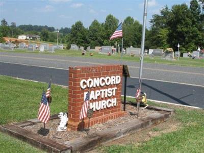 Concord Baptist Church Cemetery on Sysoon