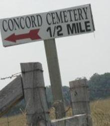 Concord Cemetery on Sysoon