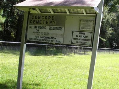 Concord Community Cemetery on Sysoon