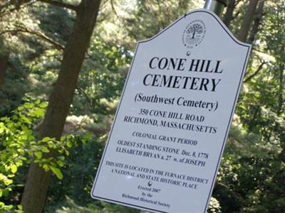 Cone Hill Cemetery on Sysoon