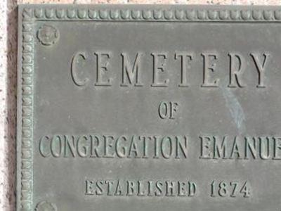 Congregation Emanuel Cemetery on Sysoon