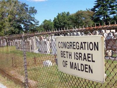 Congregation Beth Israel of Malden Cemetery on Sysoon