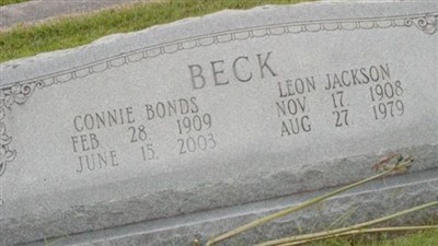 Connie Bonds Beck on Sysoon