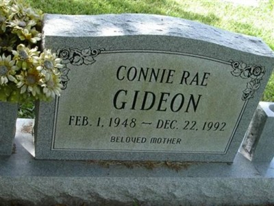 Connie Rae Gideon on Sysoon