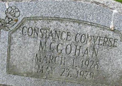 Constance Converse McGohan on Sysoon