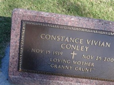 Constance Vivian Conley on Sysoon