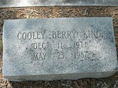 Cooley Berry King on Sysoon