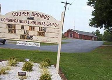 Cooper Springs Congregational Holiness Church Ceme on Sysoon