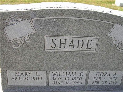 Cora A Shade on Sysoon