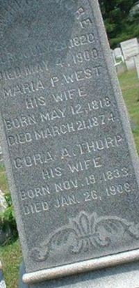 Cora A. Thorp Whittemore on Sysoon