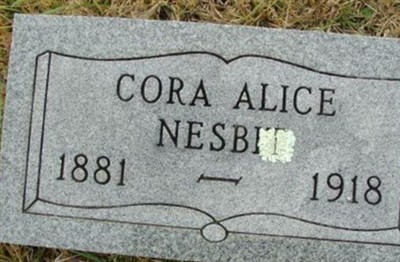 Cora Alice Nesbit on Sysoon