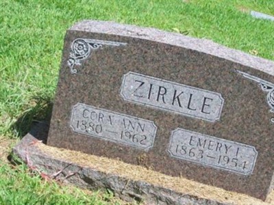 Cora Ann Zirkle on Sysoon