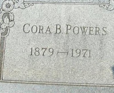 Cora B Powers on Sysoon