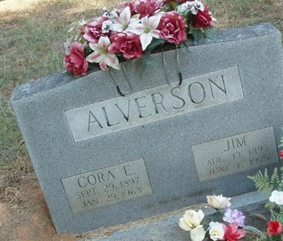 Cora E Alverson on Sysoon