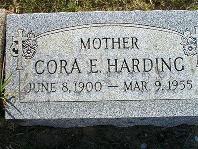 Cora E Harding on Sysoon