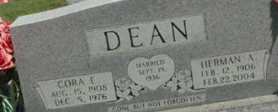 Cora Eva Stringer Dean on Sysoon