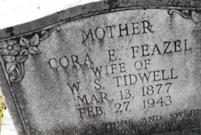 Cora Feazel Tidwell on Sysoon