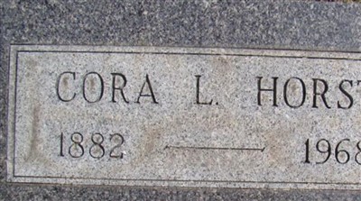 Cora L. Horst on Sysoon
