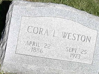 Cora L Weston on Sysoon