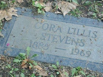 Cora Lillis Stevens on Sysoon