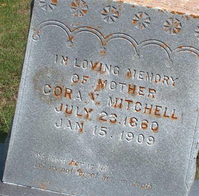 Cora V Mitchell on Sysoon