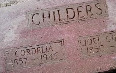 Cordelia Ridgeway Pharis Childers on Sysoon