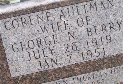 Corene Aultman Berry on Sysoon
