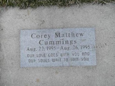 Corey Cummings, Find a grave on Sysoon Corey Cummings on Sysoon