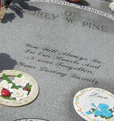 Corey William Pine, II on Sysoon
