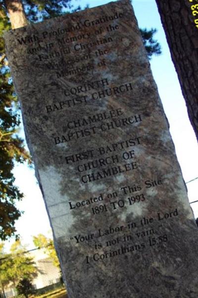 Corinth Baptist Church Cemetery on Sysoon